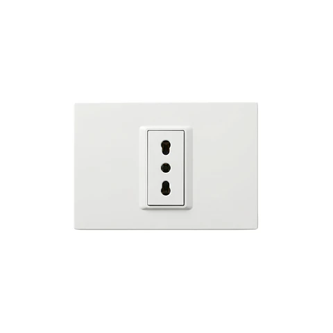 ENCHUFE SIMPLE 16A - PLACA ARMADA