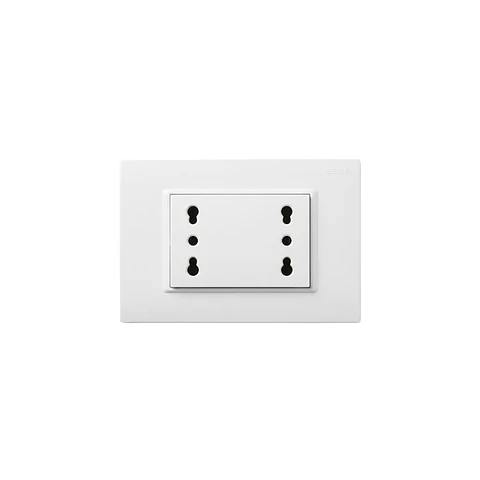 ENCHUFE DOBLE 16A - PLACA ARMADA