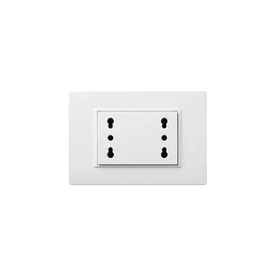 ENCHUFE DOBLE 16A - PLACA ARMADA