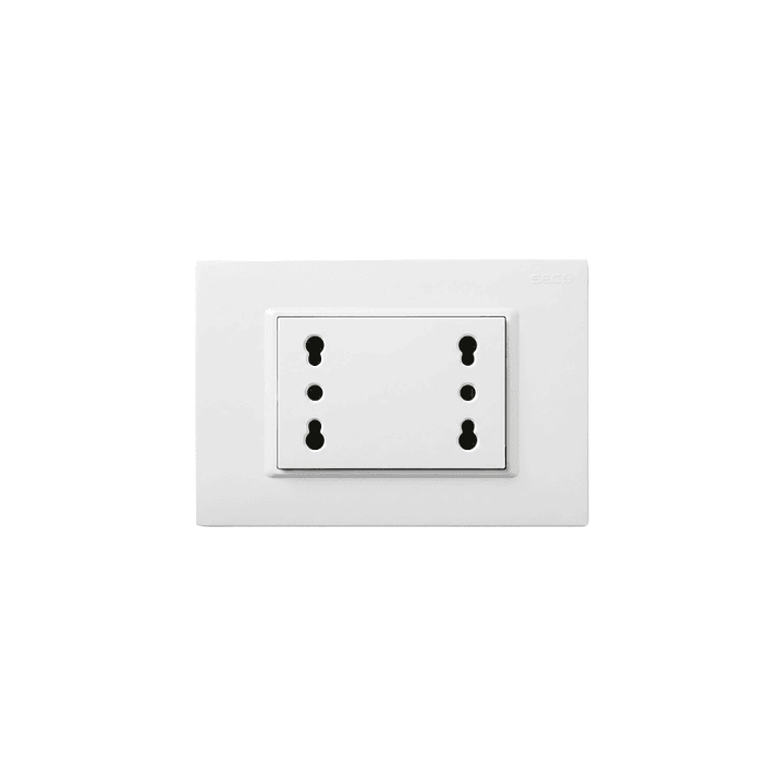 ENCHUFE DOBLE 16A - PLACA ARMADA 1