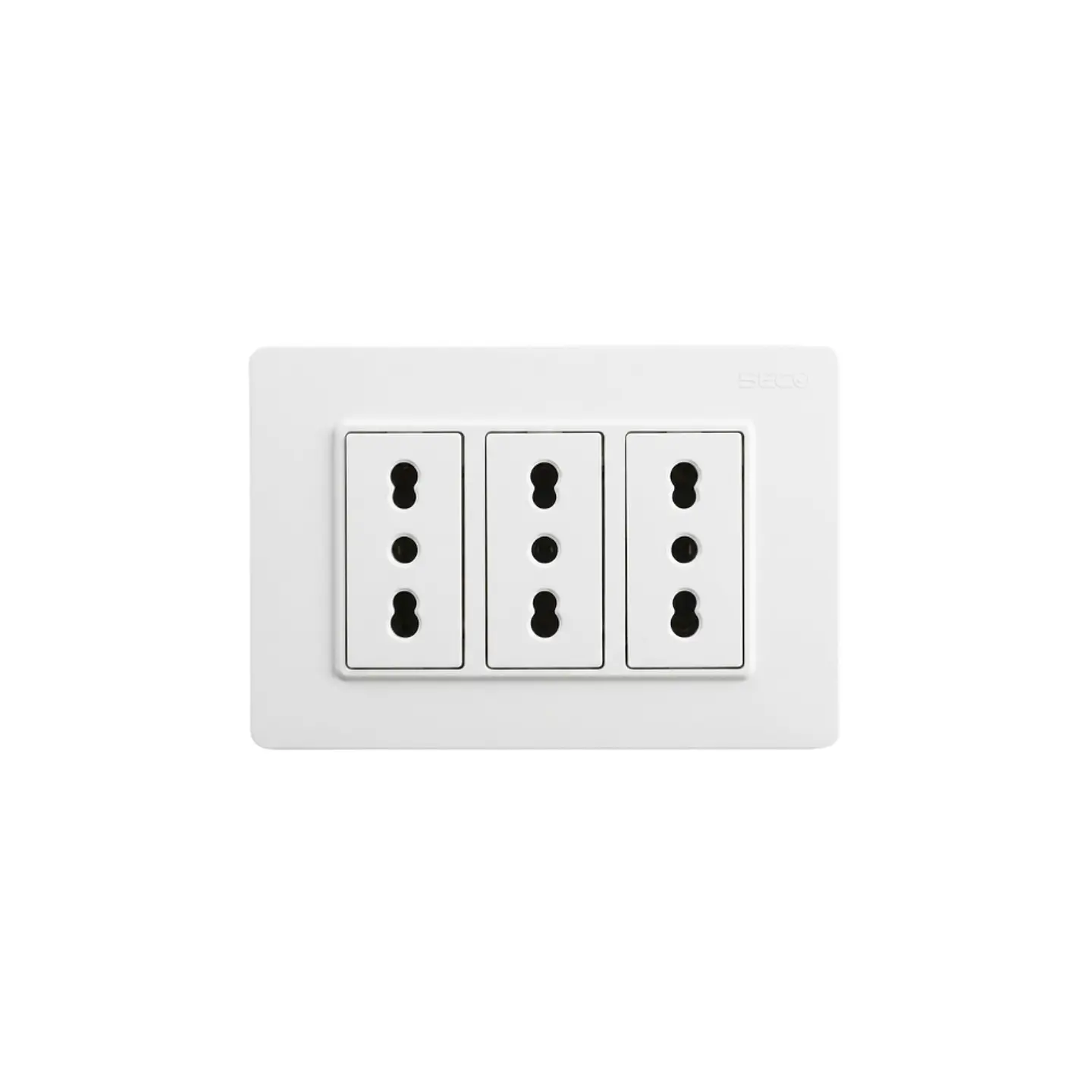 ENCHUFE TRIPLE 16A - PLACA ARMADA 1