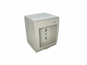 Tomacorriente sencillo 10/16A 250V 2P+ T  Winelec