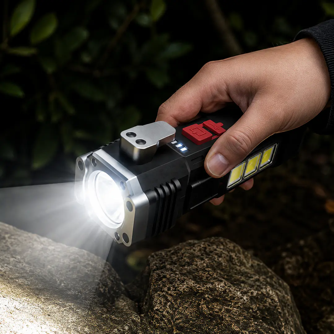 Linterna solar 4 En 1  2