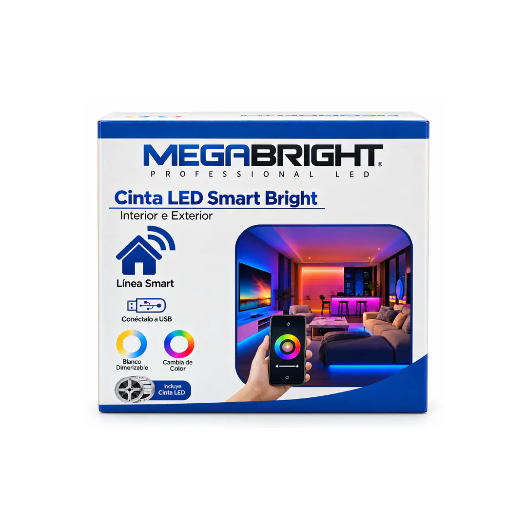 CINTA LED KIT NEON RGB+APP 5M MEGABRIGHT 1