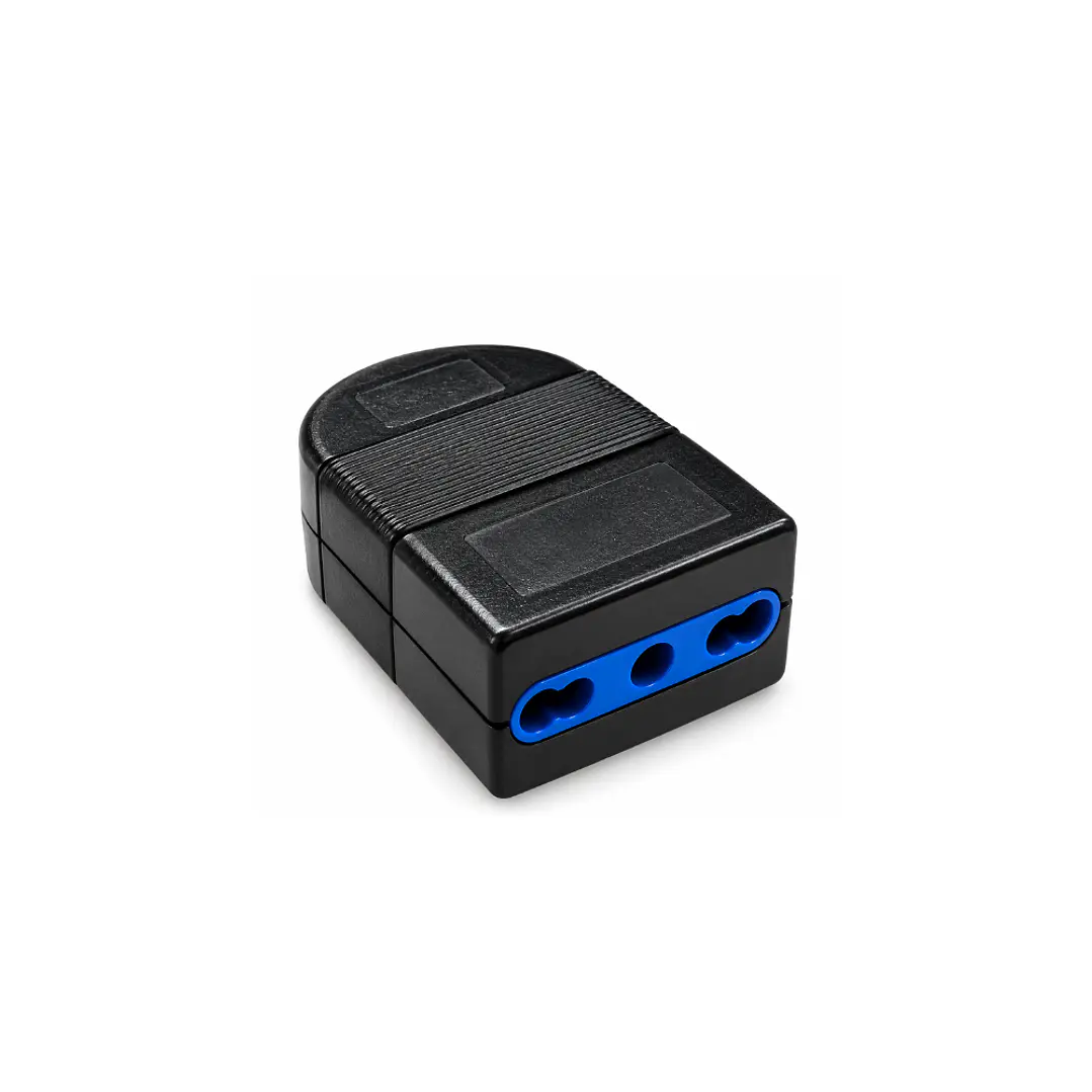 Enchufe Hembra Volante 16A 2P+T Negro 1