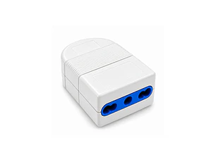 Enchufe Hembra Volante 16A 2P+T Blanco