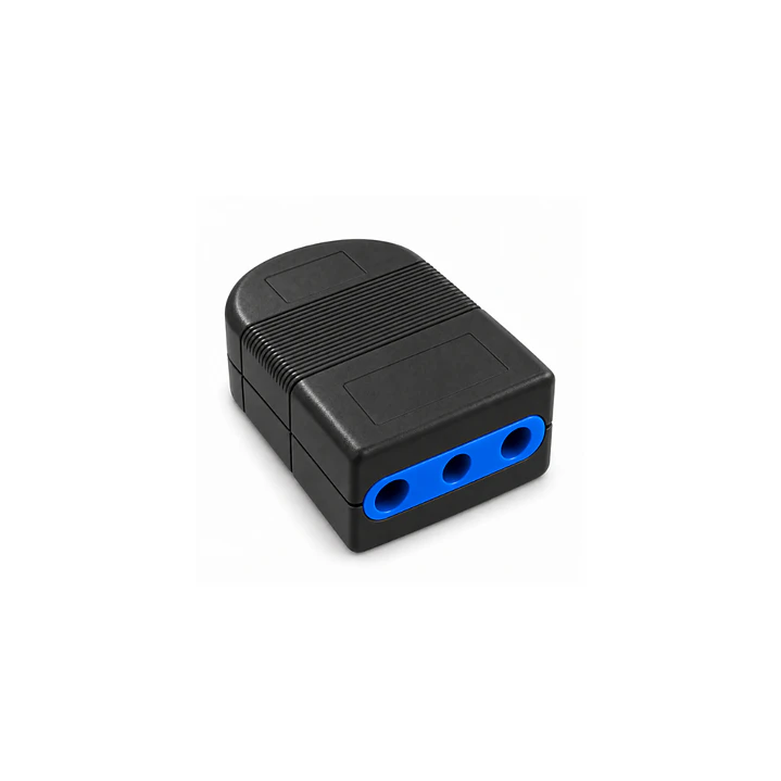 Enchufe Hembra Volante 10A 2P+T Negro 1