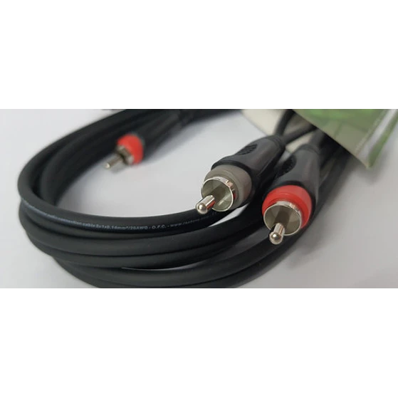 Cable De Audio Rca 3 Mtrs. Roxtone 4