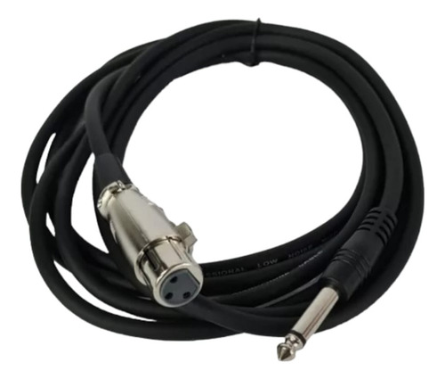 Cable Para Micrófono 3 Mt Xlr Hembra Plug 6,3  1