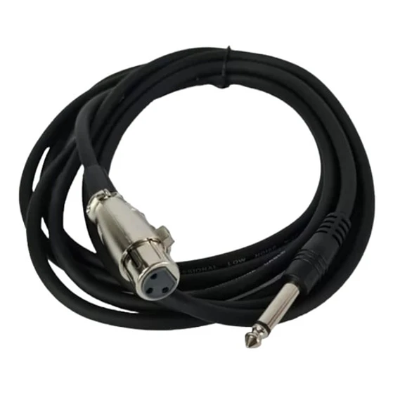 Cable Para Micrófono 3 Mt Xlr Hembra Plug 6,3  1
