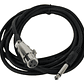 Cable Para Micrófono 3 Mt Xlr Hembra Plug 6,3  - Miniatura 1