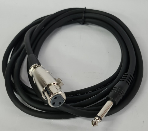 Cable Para Micrófono 3 Mt Xlr Hembra Plug 6,3  2