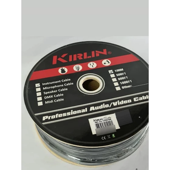 Cable Para Instrumento Kirlin Rollo 100 Mt 2
