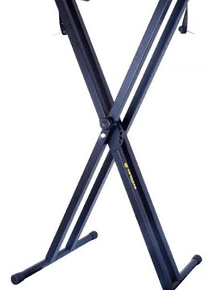 Atril De Teclado Barra Doble Metalico Ajustable/novatronic 