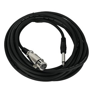 Cable Para Micrófono 5 Mt Xlr Hembra Plug 6,3