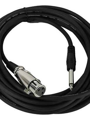 Cable Para Micrófono 5 Mt Xlr Hembra Plug 6,3