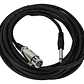 Cable Para Micrófono 5 Mt Xlr Hembra Plug 6,3 - Miniatura 1