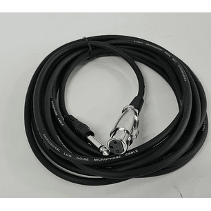 Cable Para Micrófono 5 Mt Xlr Hembra Plug 6,3
