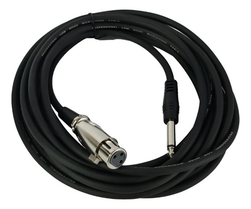 Cable Para Micrófono 5 Mt Xlr Hembra Plug 6,3 3