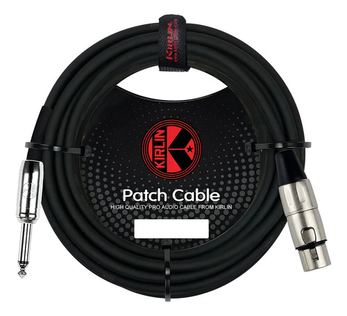 Cable Xlr hembra a plug 6.3 mono 6mts 1