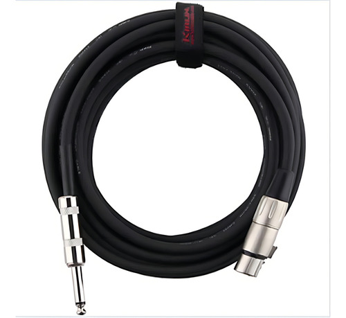 Cable Xlr hembra a plug 6.3 mono 6mts 2