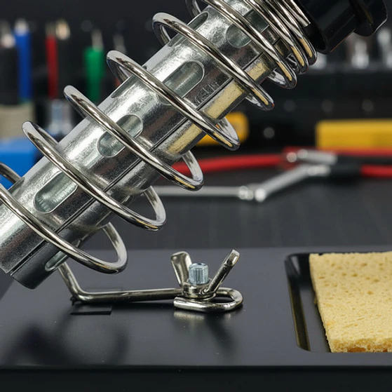 Soporte Porta Cautín Iron Zd-10 Para Soldadores Eléctricos 4