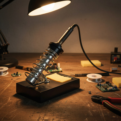 Soporte Porta Cautín Iron Zd-10 Para Soldadores Eléctricos 5