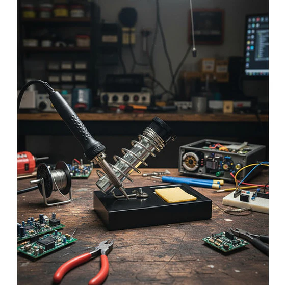 Soporte Porta Cautín Iron Zd-10 Para Soldadores Eléctricos 6