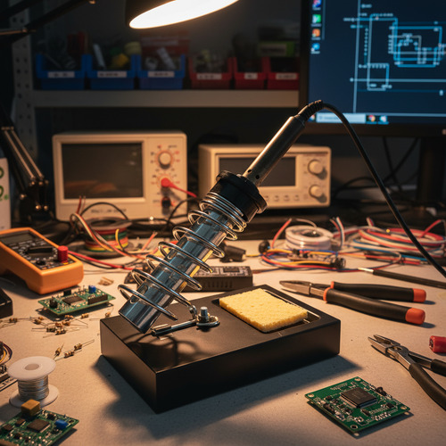 Soporte Porta Cautín Iron Zd-10 Para Soldadores Eléctricos 7