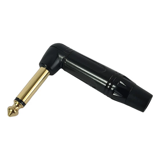 Conector Plug 6.3 Curvo /jack L 1