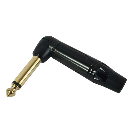 Conector Plug 6.3 Curvo /jack L 3