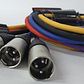 Pack 6 Cables Xlr Kirlin Colores 1mtrs - Miniatura 3
