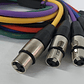 Pack 6 Cables Xlr Kirlin Colores 1mtrs - Miniatura 4