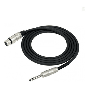 Cable Para Microfono 10 Mt Xlr Hembra A Plug 6.3