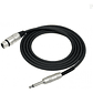 Cable Para Microfono 10 Mt Xlr Hembra A Plug 6.3 - Miniatura 1
