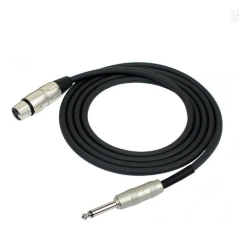 Cable Para Microfono 10 Mt Xlr Hembra A Plug 6.3 2