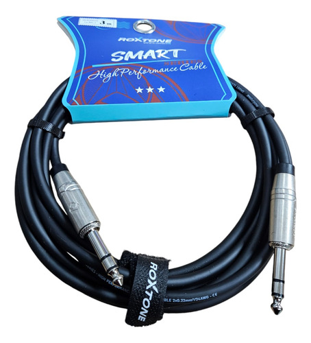 Cable De Audio Estéreo 3 Mt Plug 6.3 A Plug 6.3 Balanceado 2