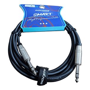 Cable De Audio Estéreo 3 Mt Plug 6.3 A Plug 6.3 Balanceado