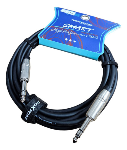 Cable De Audio Estéreo 3 Mt Plug 6.3 A Plug 6.3 Balanceado 5