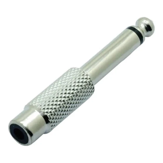 Adaptador De Audio Rca A Jack Plug 6.3 1