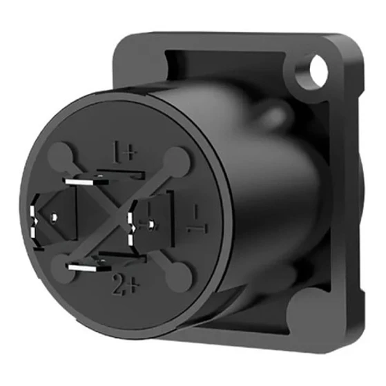 Conector Speakon 4 Polos Chasis 2