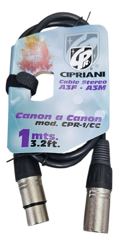 Cable De Microfono Xlr 1 Mt 2