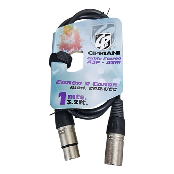 Cable De Microfono Xlr 1 Mt 2