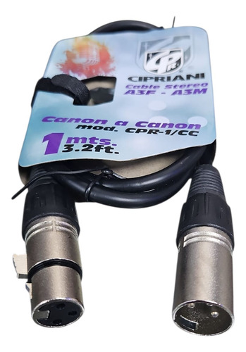 Cable De Microfono Xlr 1 Mt 4
