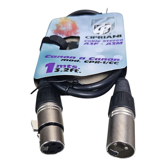 Cable De Microfono Xlr 1 Mt 4
