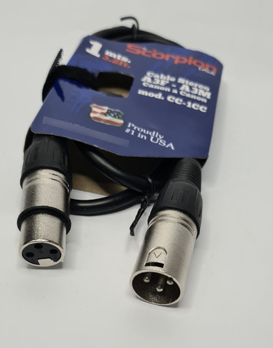 Cable De Microfono Xlr 1 Mt 6