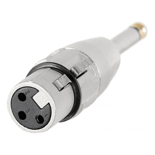 Adaptador De Audio Xlr Hembra A Plug Jack 6.3