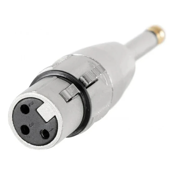 Adaptador De Audio Xlr Hembra A Plug Jack 6.3 1