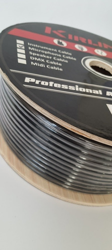 Cable Balanceado De Micrófono Kirlin Rollo 100mtrs. 3