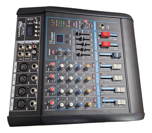 Power Mixer /mezclador Con Potencia 4 Canales C/usb 2